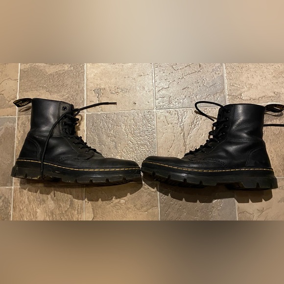Dr. Martens (Doc Martens) Combs Leather Boots - Black - Sz US Ms 10 Gently Used - Picture 6 of 12